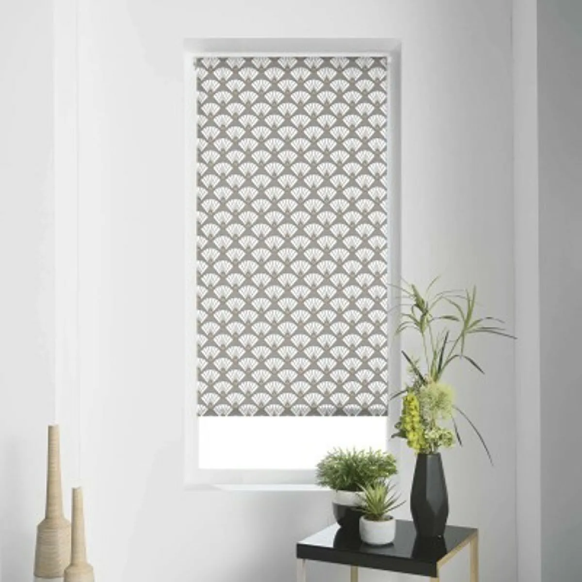 Paris Prix Art Déco Chic Store Enrouleur 90x180 cm - Gris