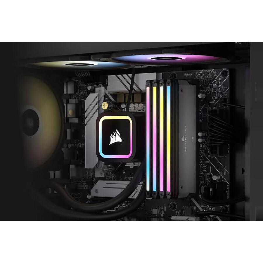 Corsair Dominator Titanium RGB Grey - 2 x 16 Go (32 Go) - DDR5 6000 MHz - CL30