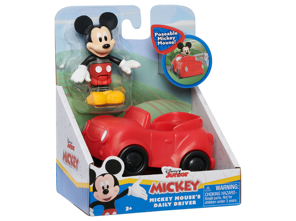 VEÍCULO COM FIGURA MICKEY MOUSE BASICO