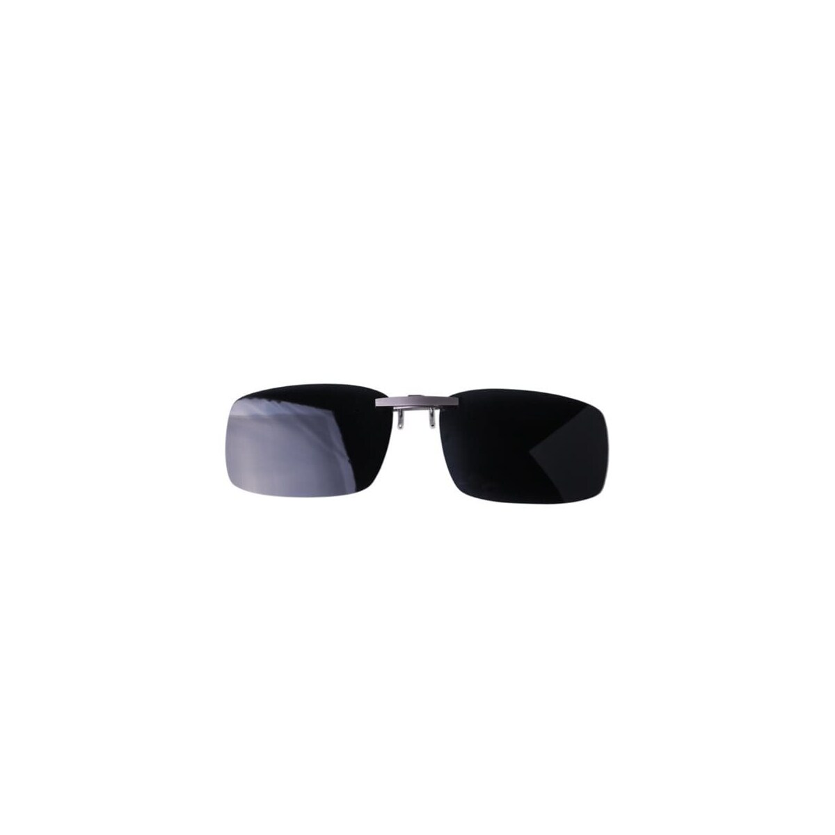 Clip-on-solbriller med UV400-beskyttelse og svart linsefarge - Large