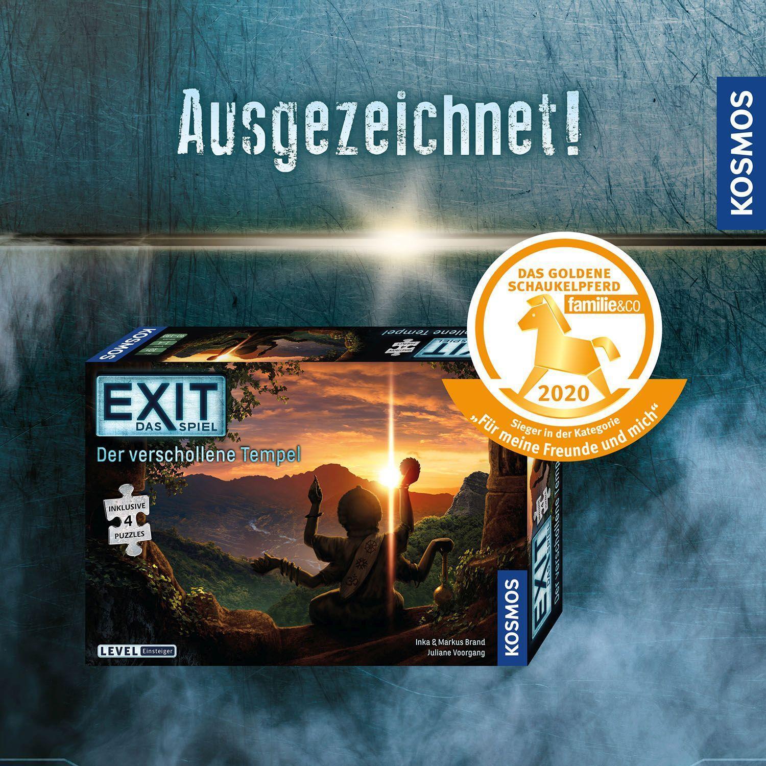 Gesellschaftsspiel EXIT Das Spiel + Puzzle – Der verschollene Tempel
