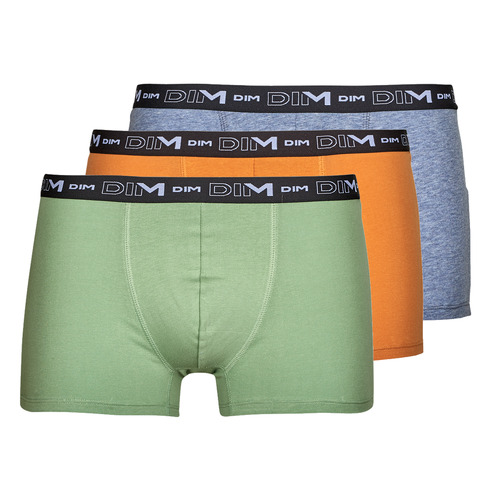 DIM - BOXER X3 - Bleu / Orange / Vert