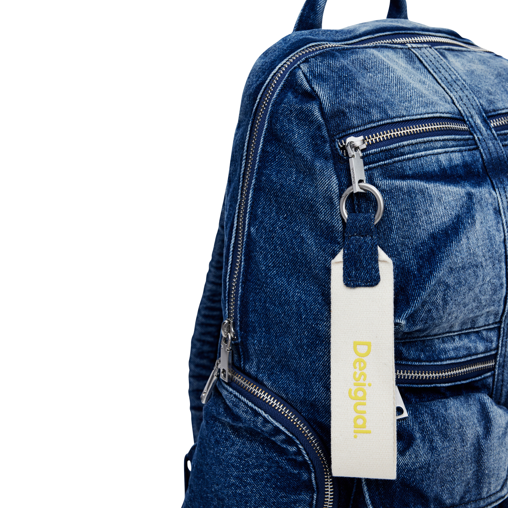 Sac à dos en denim de coton | Bleu