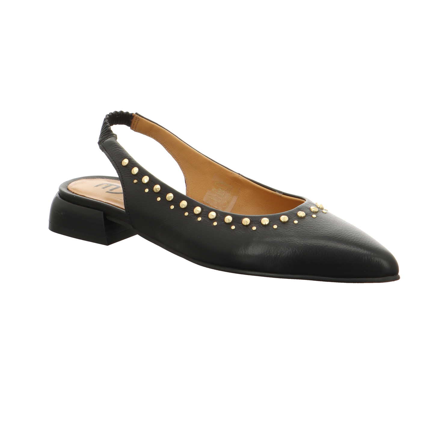 Spangen Pumps schwarz