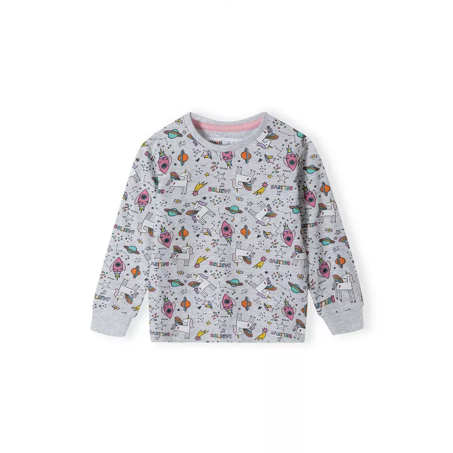 MINOTI Pyjama Grau