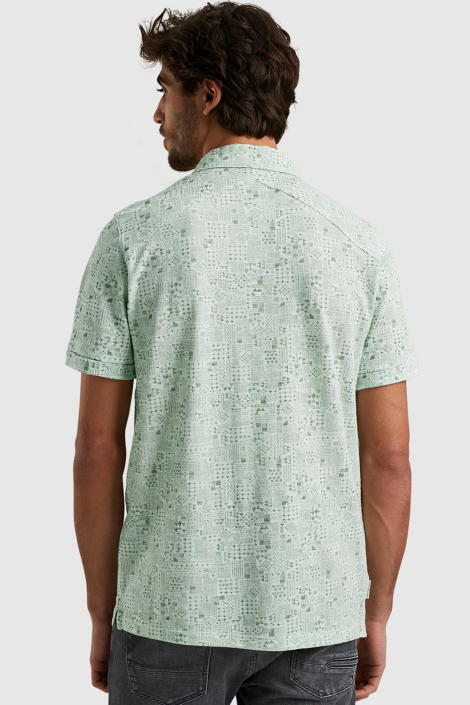 Cast Iron groene heren polo