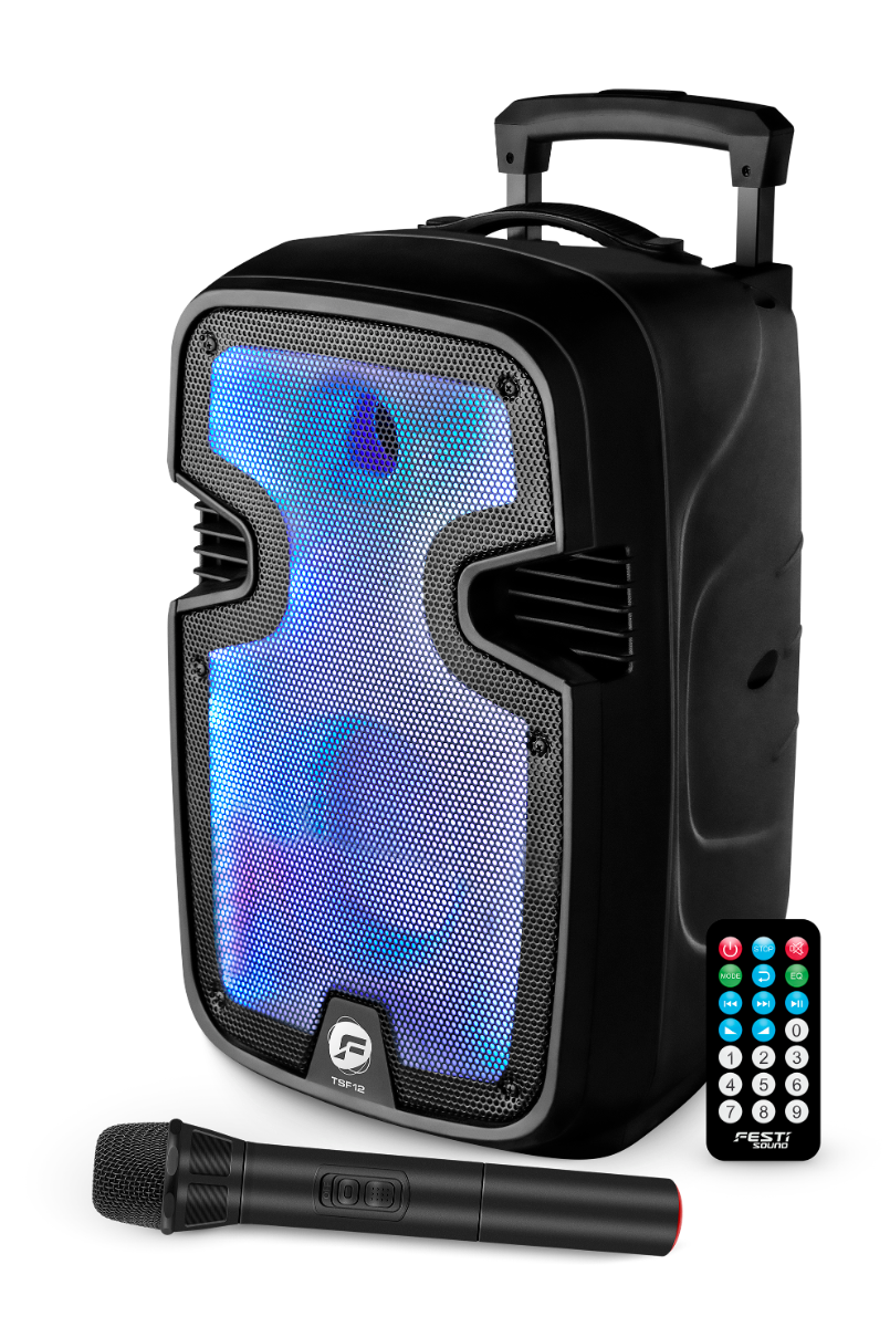 Festi TSF12 Party Speaker 600W Zwart Bluetooth
