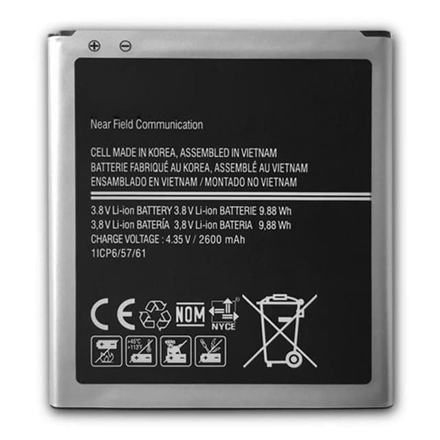 Samsung Galaxy J3 (2016) 3,80V 2600mAh Li-ion batteri udskiftning EB-BG530BBE