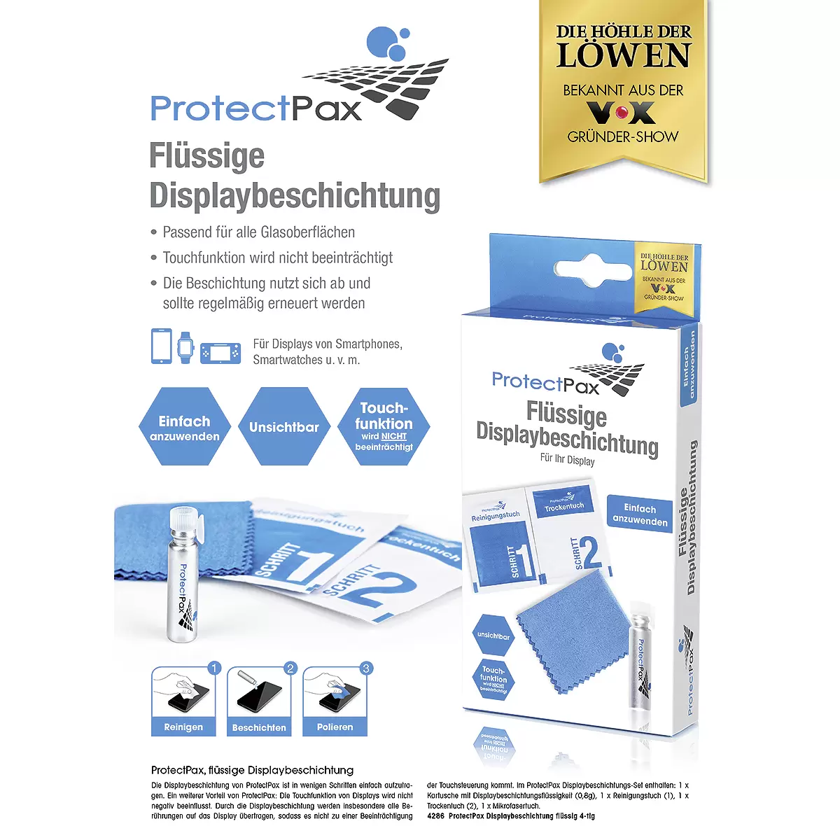 Displayschutz Protect Pax