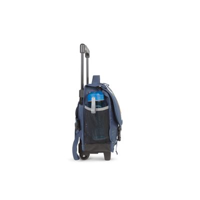 Cartable réversible à roulettes Star Blue - 38 cm - 2 compartiments - bleu - Pol Fox