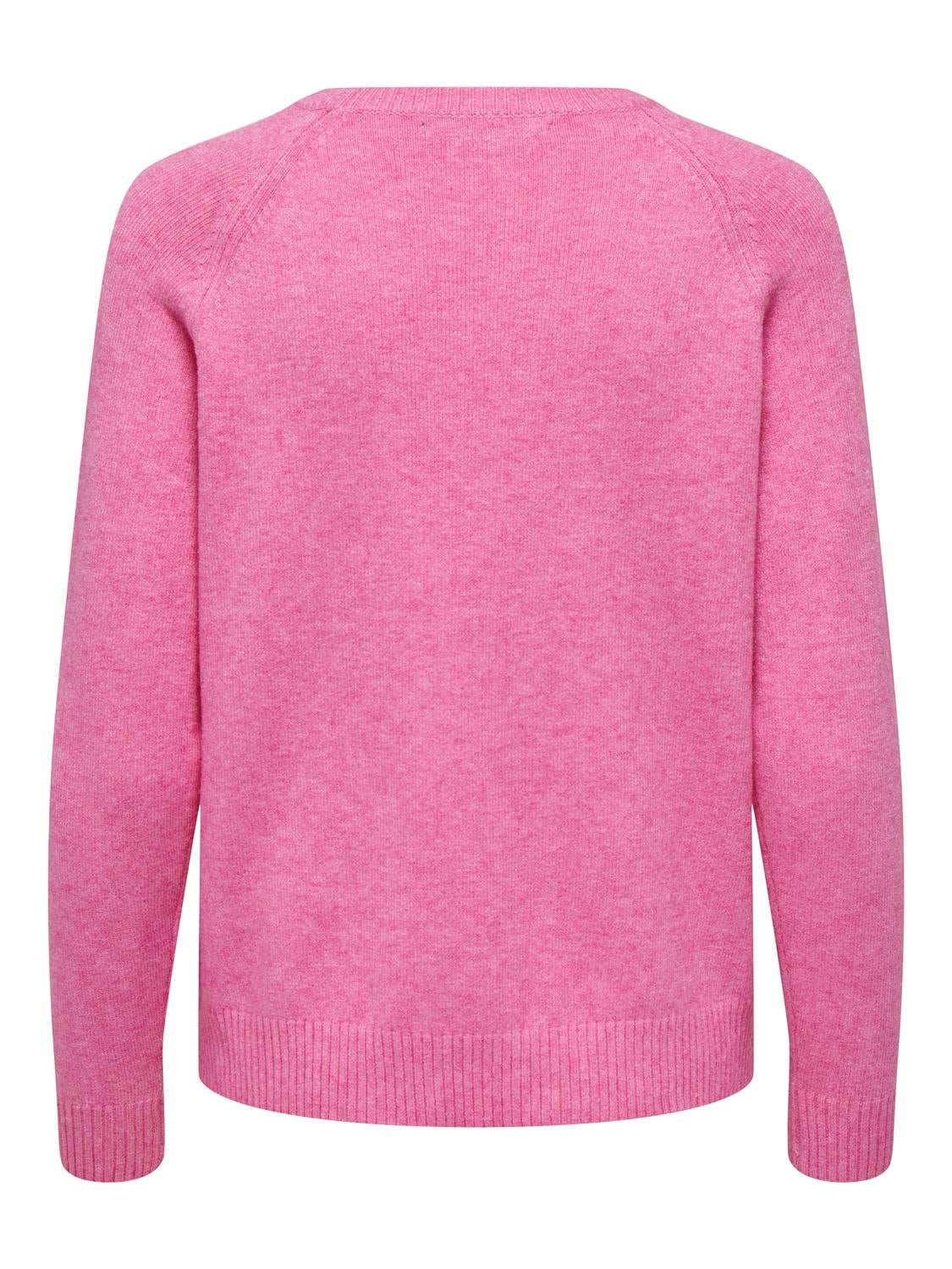 ONLLESLY Strickpullover Carmine Rose
