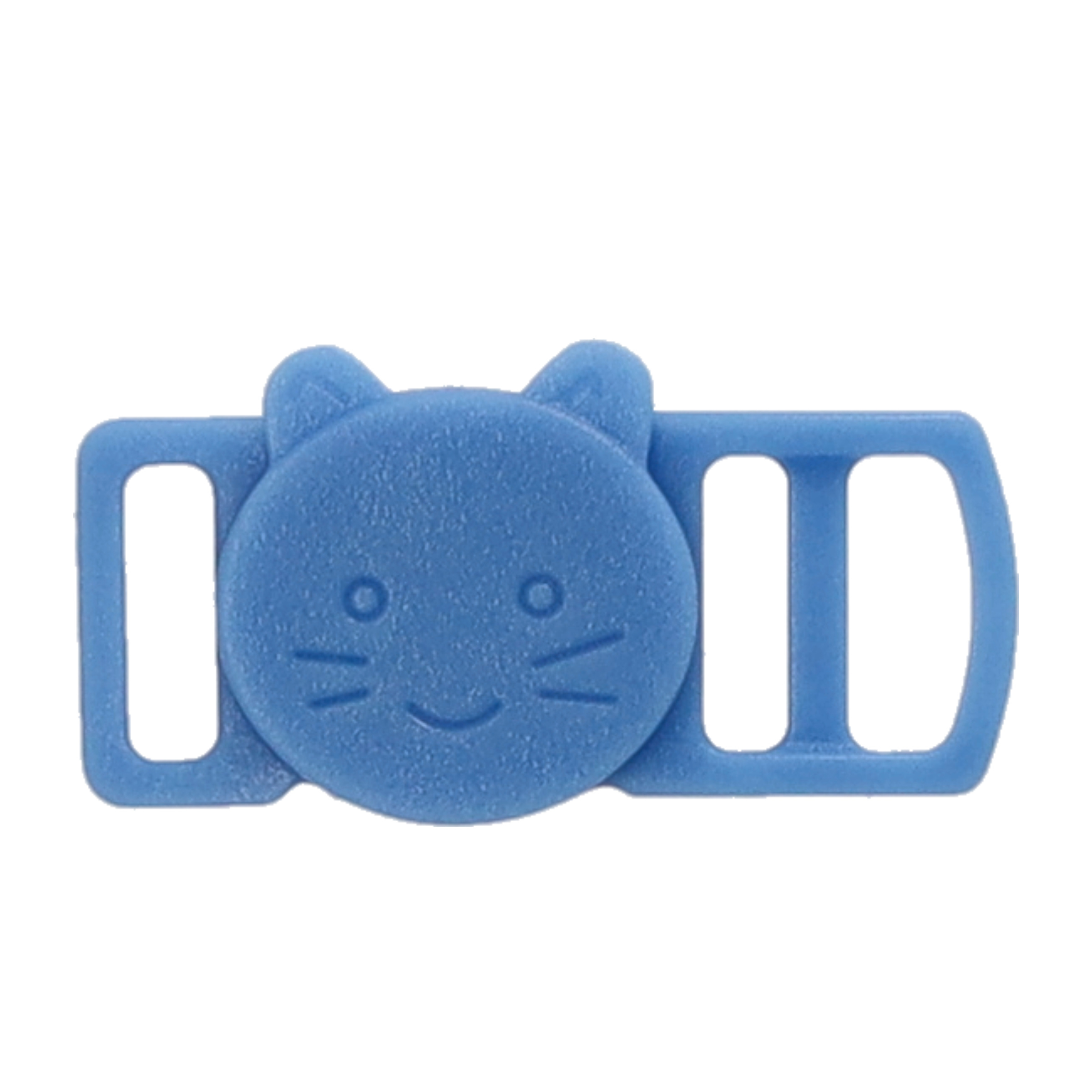 (30x15mm) Ersatz Steck Schnalle Schnellverschluss Clip für Katzen Halsband - Blau