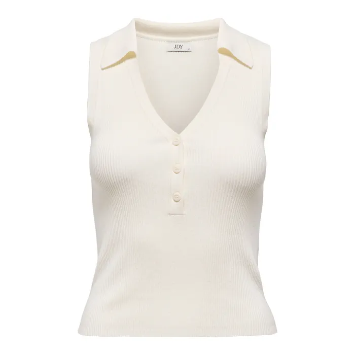 JDY Nanna SL Collar Knit Tanktop Dames