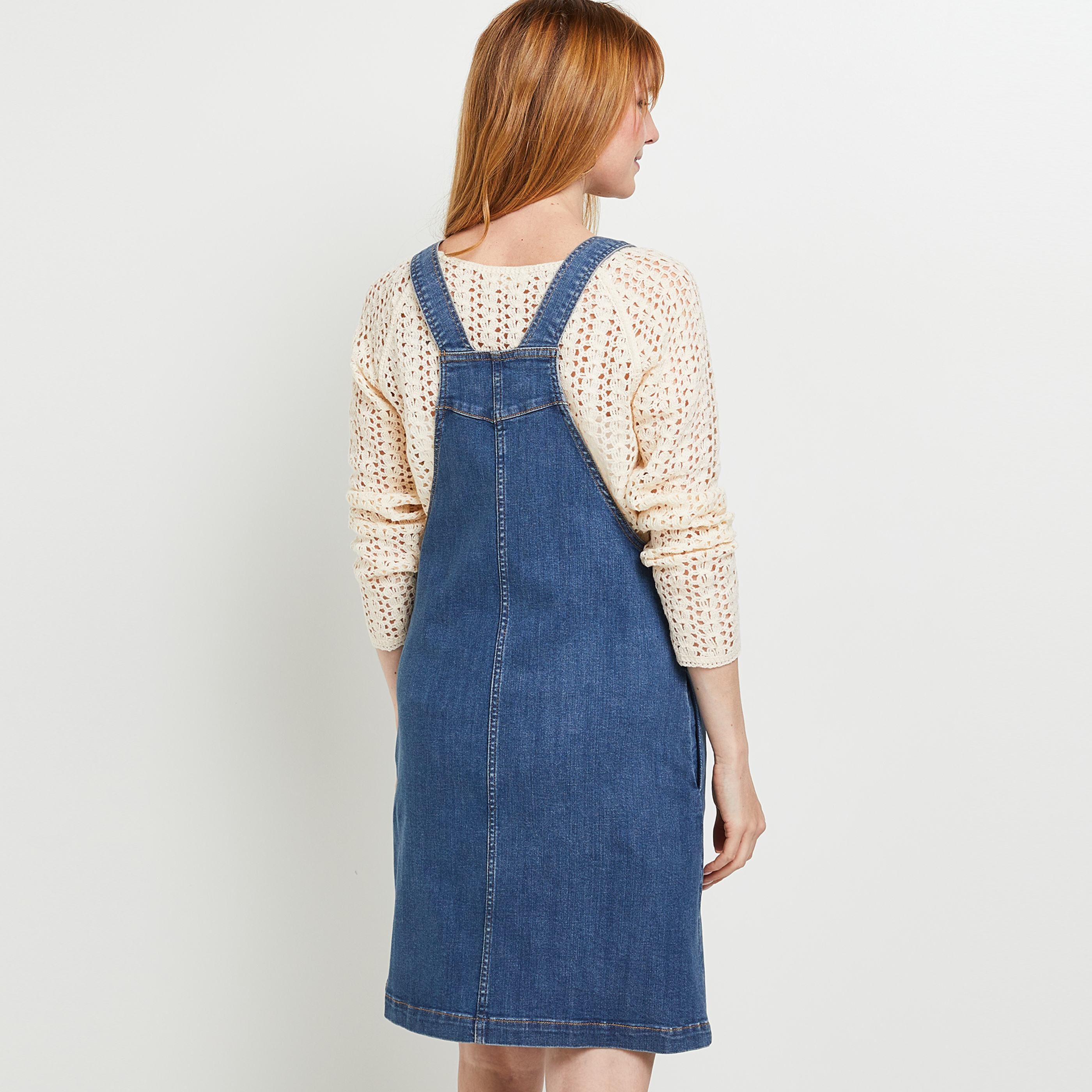 Robe chasuble femme - BLEU