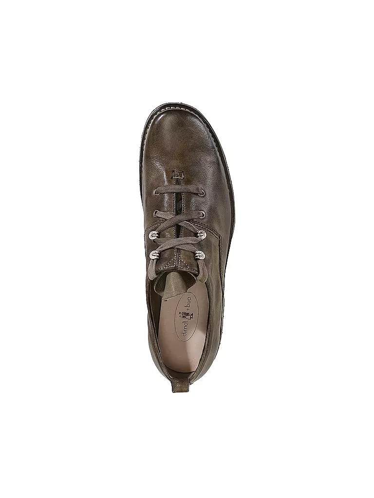 DIRNDL & BUA Trachtenschuhe Hirsch braun