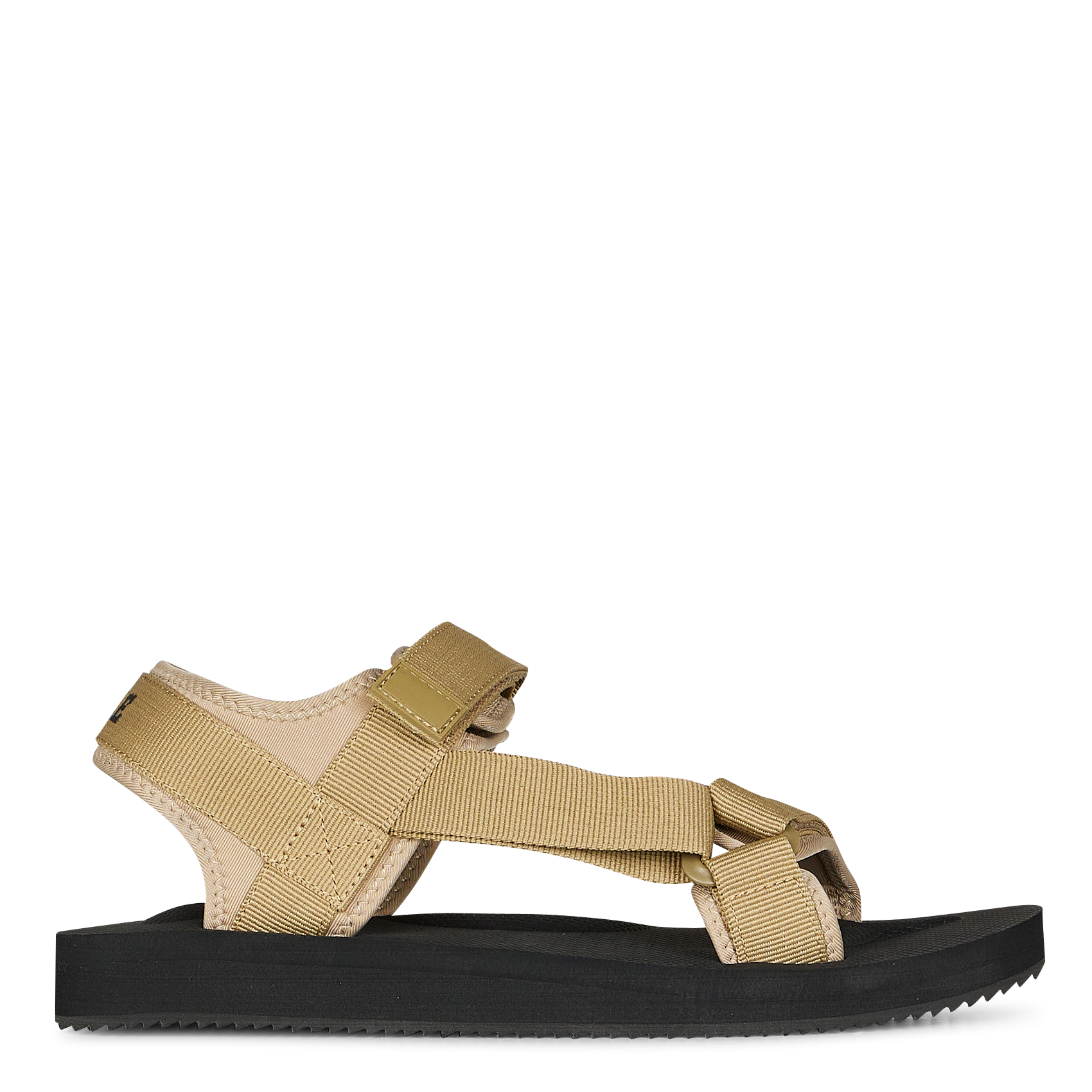 EVRON - Sandales plates à scratch | Beige