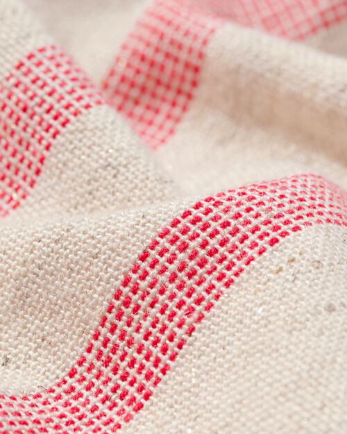nappe avec rayures 140x240 coton avec lin