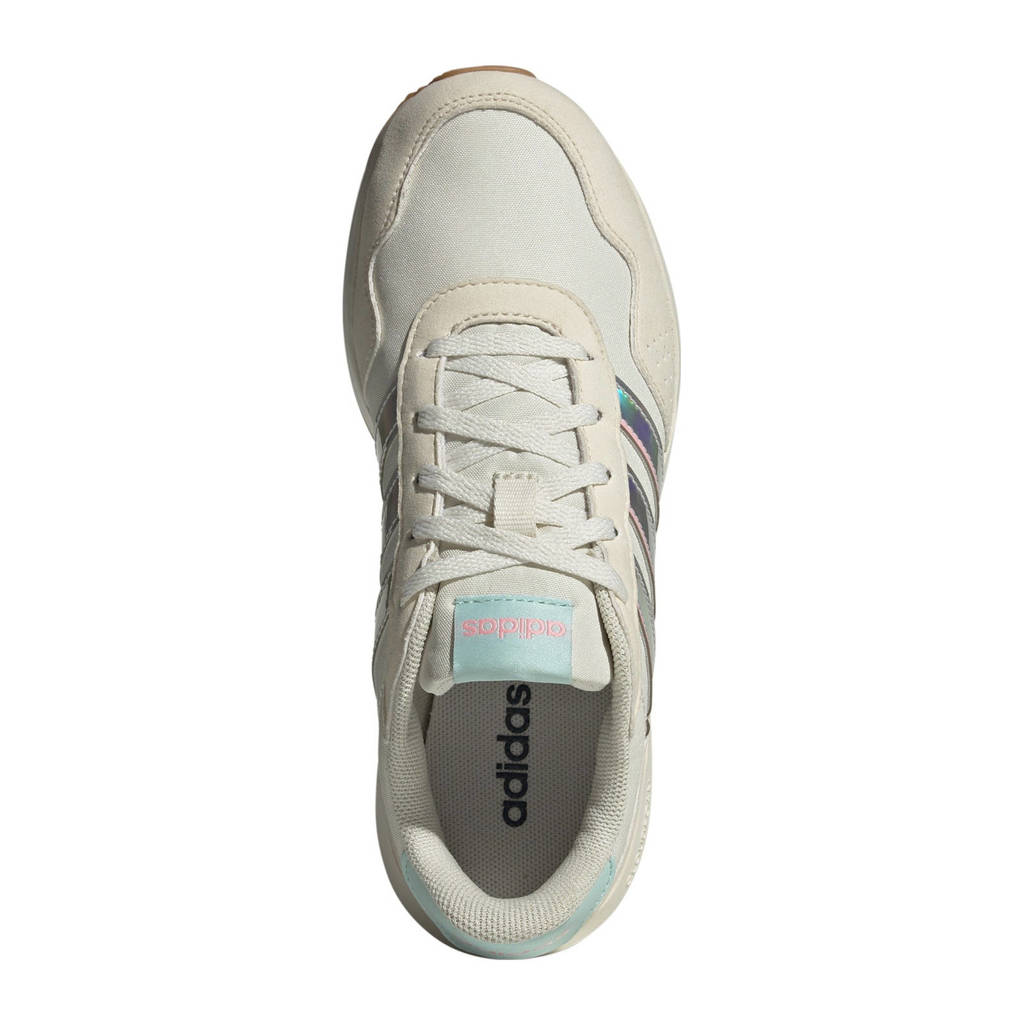 adidas Run 60ssneakers wit/metallic zilver