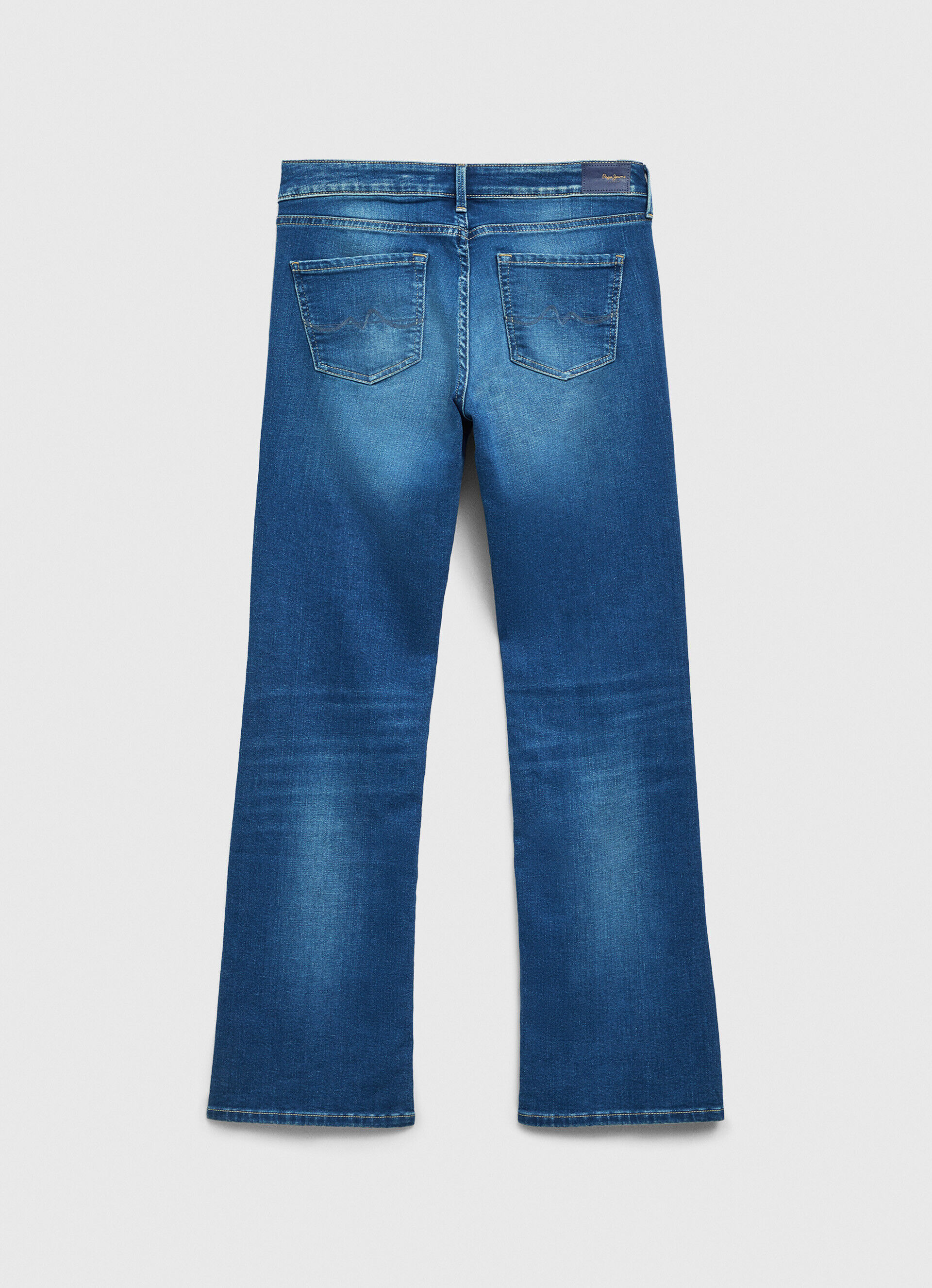 Calça jeans Aubrey Fit Slim Tamanho Médio - jeans