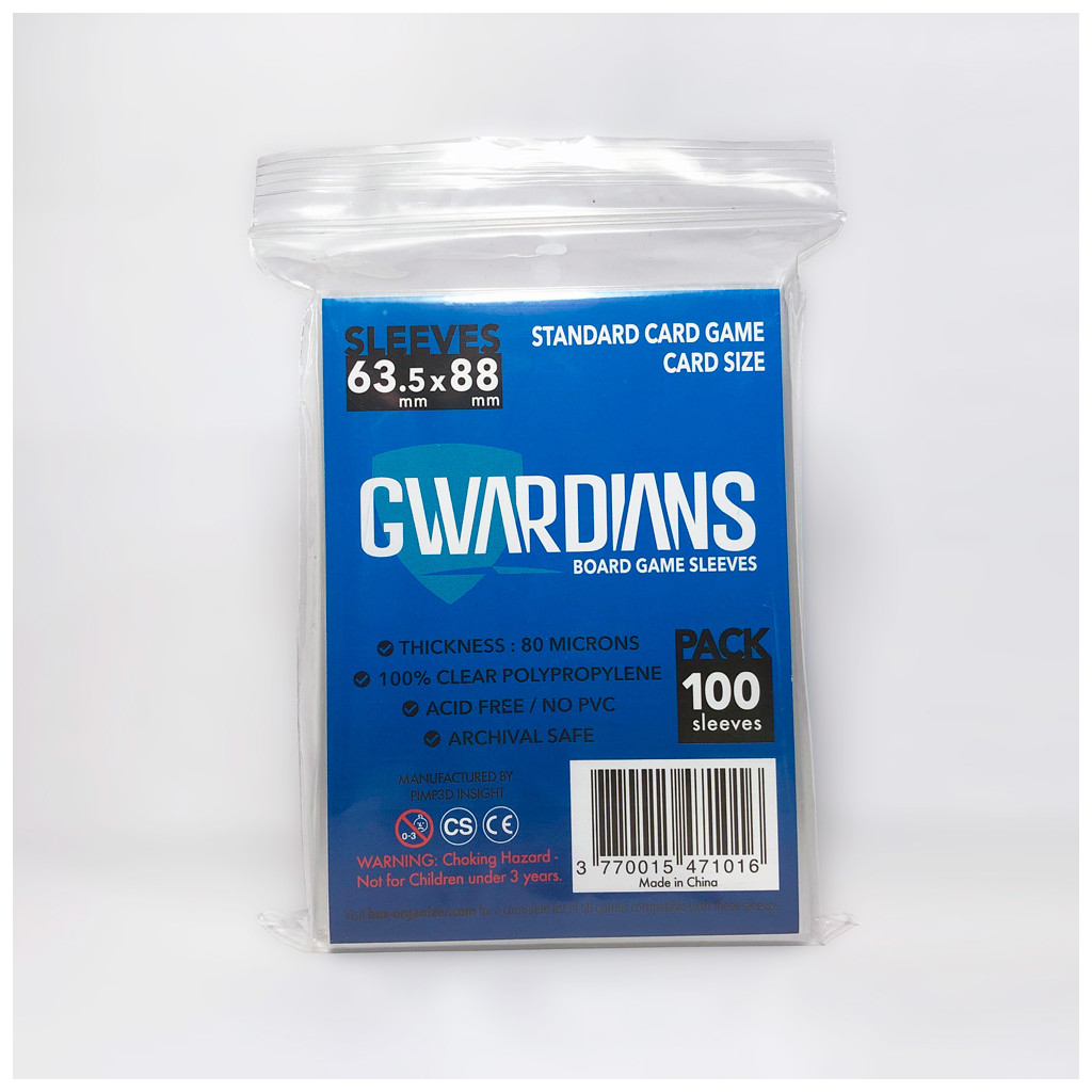 Gwardians Sleeves Premium - 63,5 x 88mm - 100p