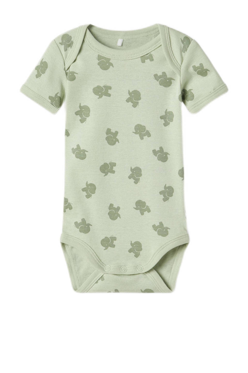 NAME IT romper NBMBODY - set van 3 groen/beige