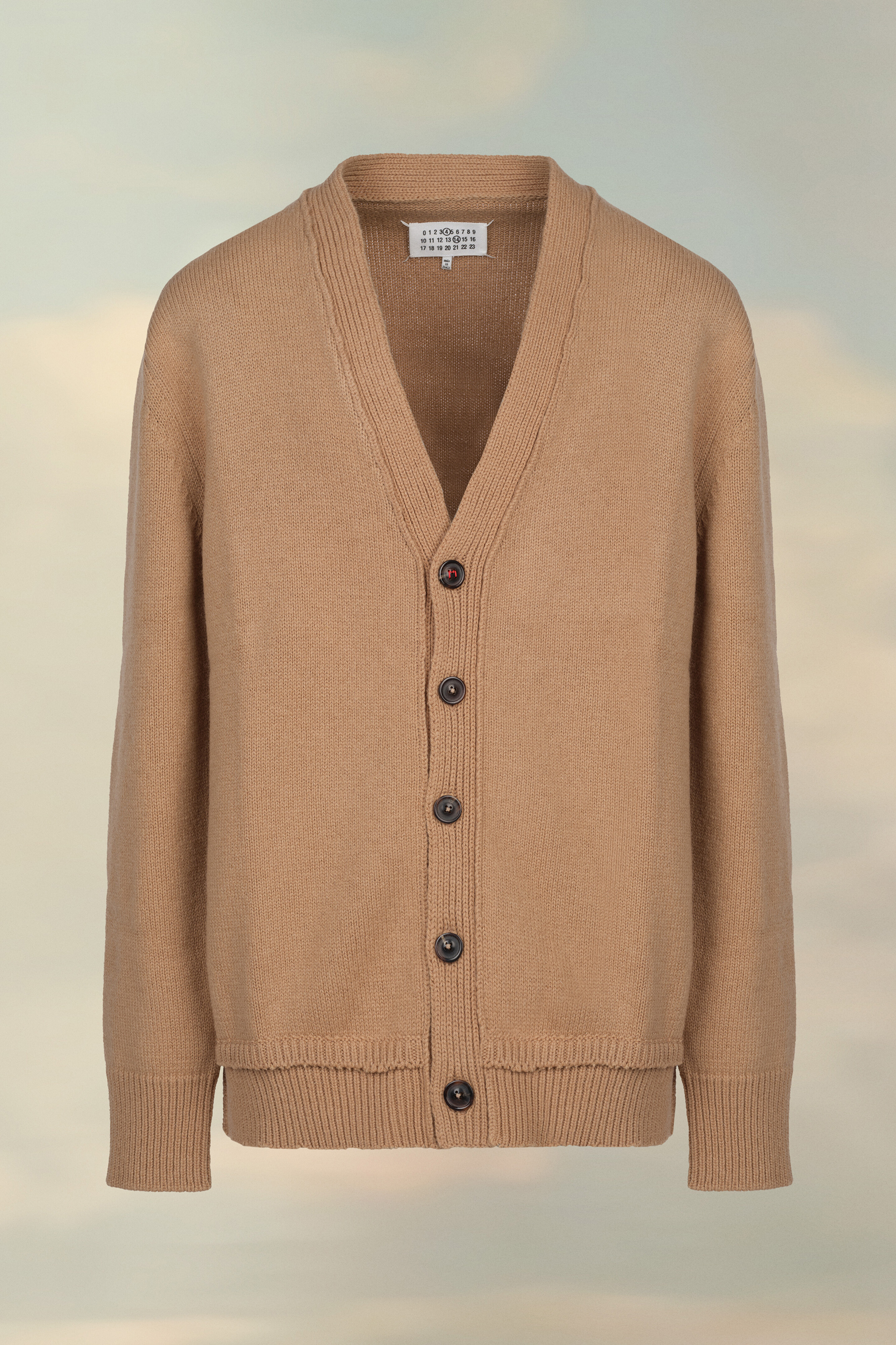 Cardigan avec coudières Rose beige