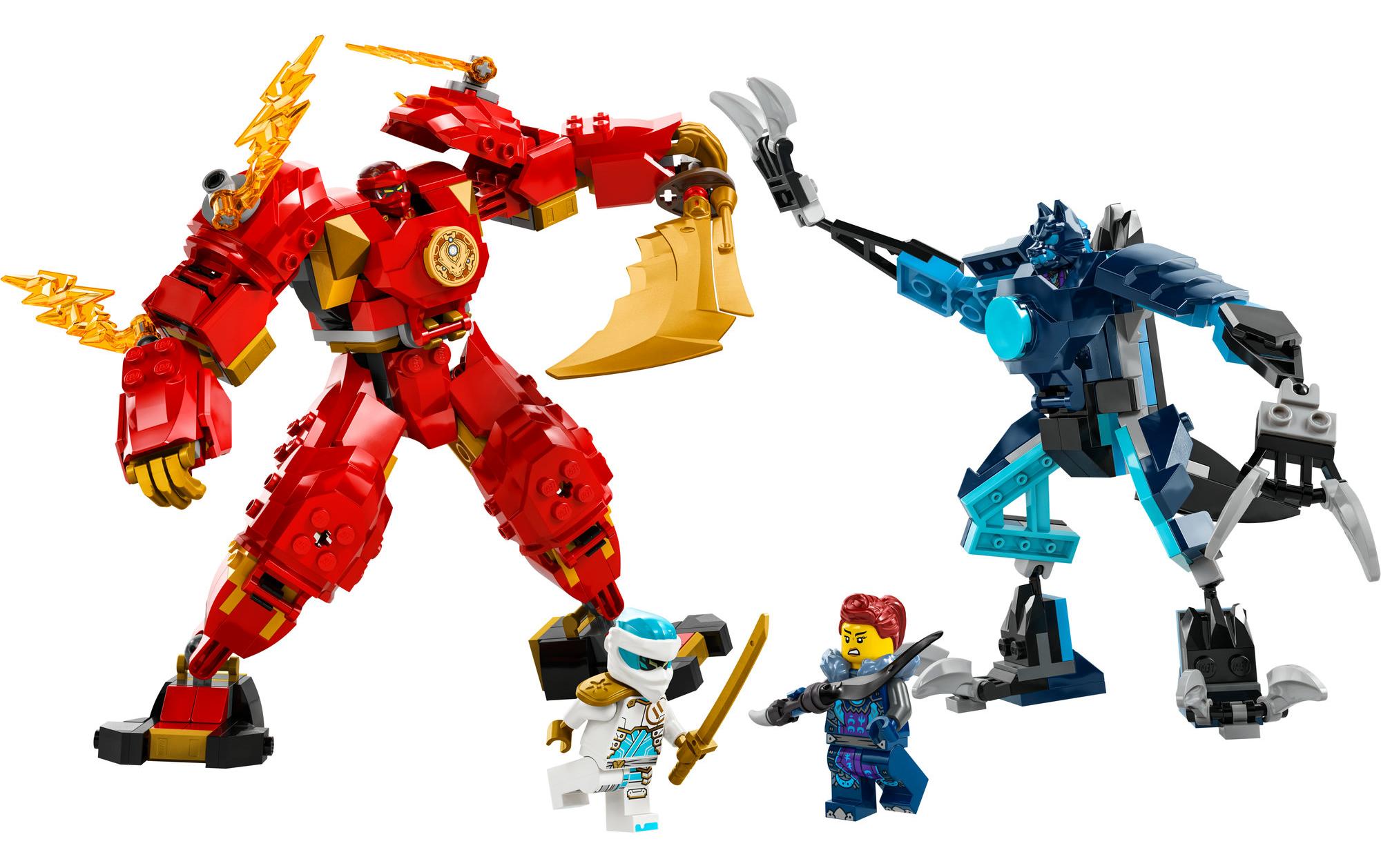 Ninjago Kais Feuermech 71808Neuartiger Mech mit Minifiguren