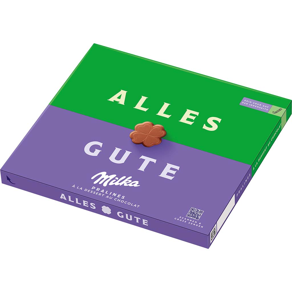 Milka Pralinés Kakaocreme Alles Gute 110g MHD:1.11.25