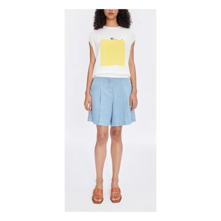 A.P.C. Short Diane Coton Bio | Bleu Clair