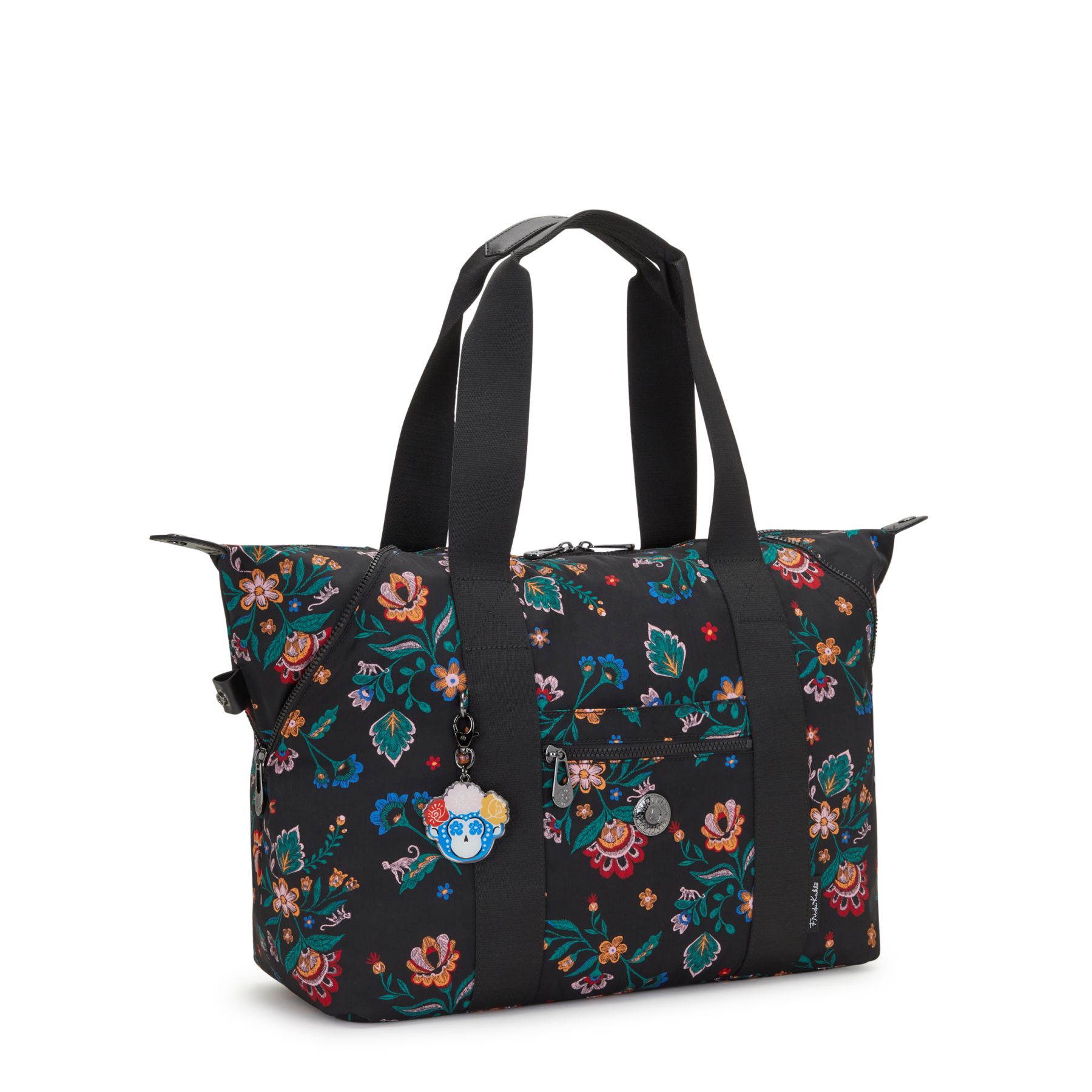 ART M Sac fourre-tout de taille moyenne Frida Kahlo Art - Frida Kahlo Floral
