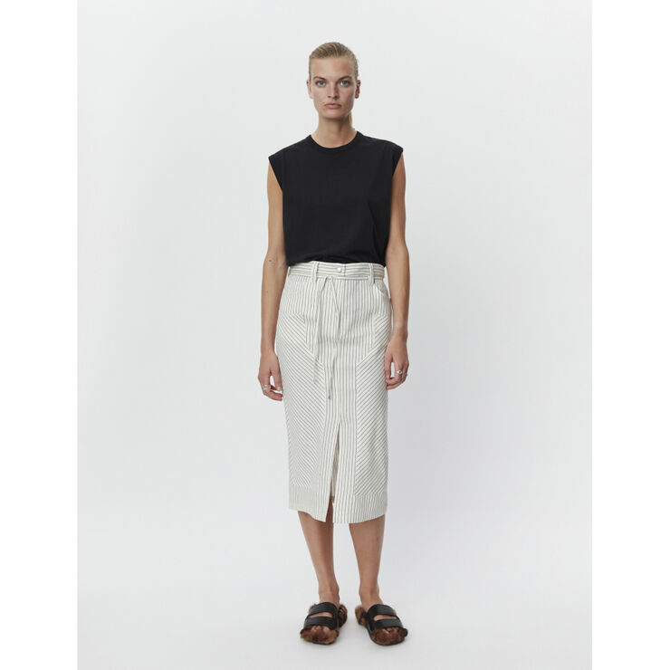 DAY Birger et Mikkelsen Freda - Cozy Linen Stripe Black