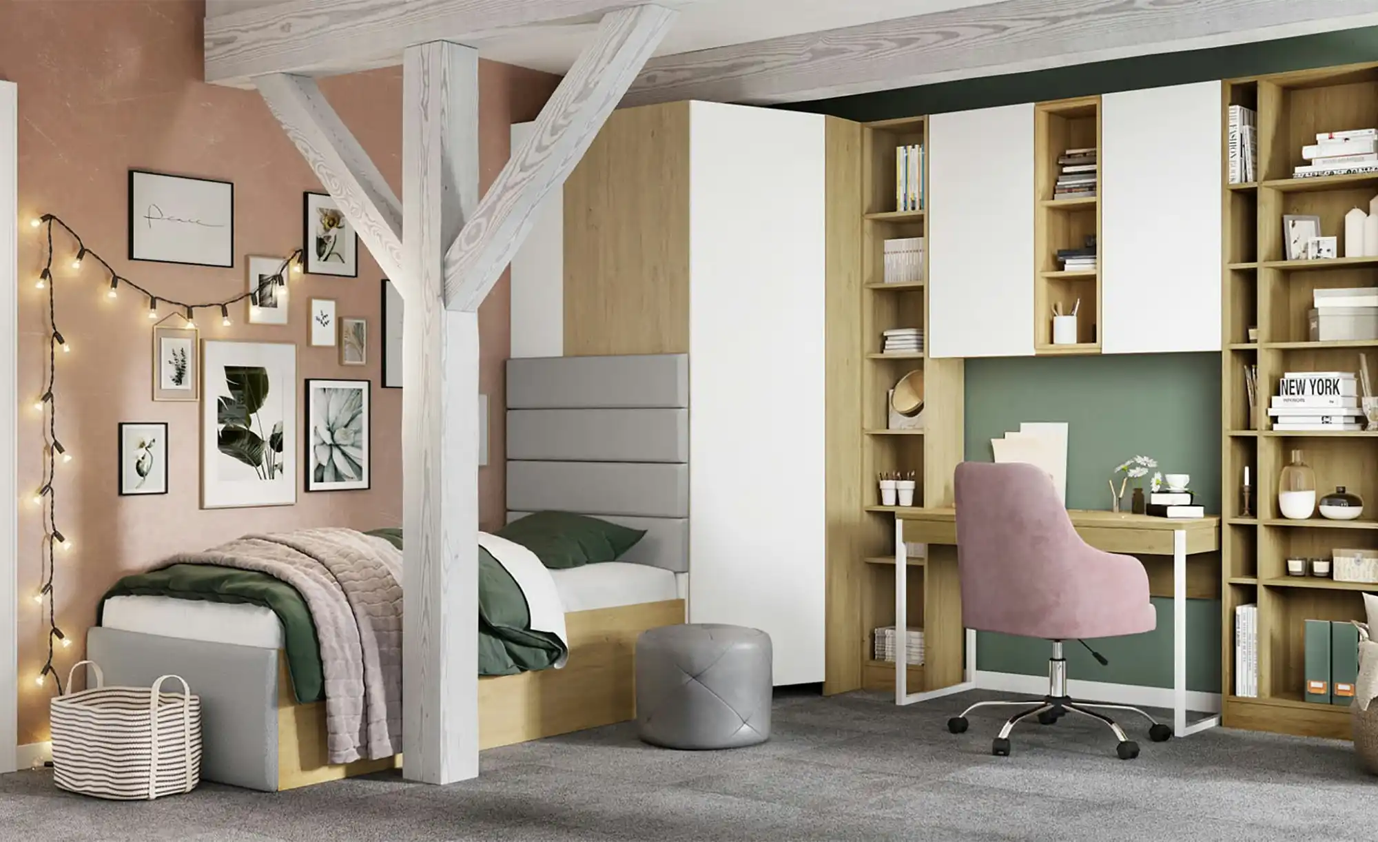Schreibtisch White Oak