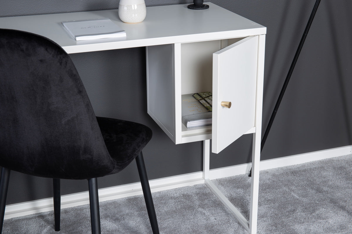 FjÃ´rd - Bureau - Wit Metaal - 95x45x75cm - Bakal
