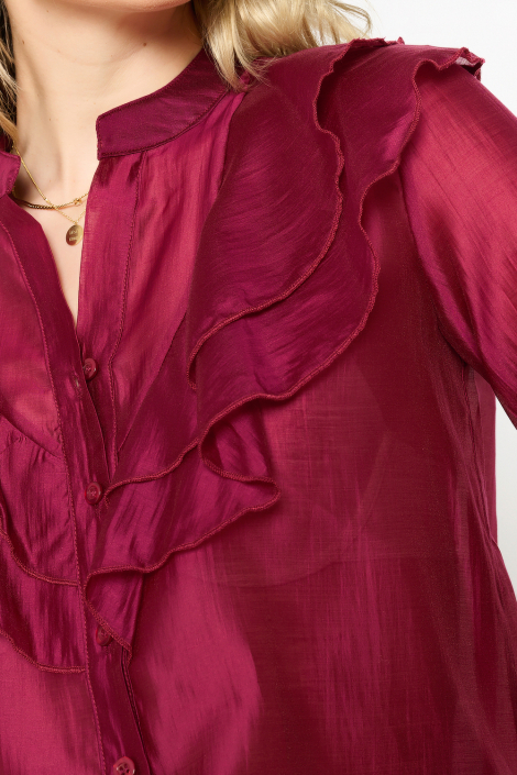 LolaLiza paarse dames blouse
