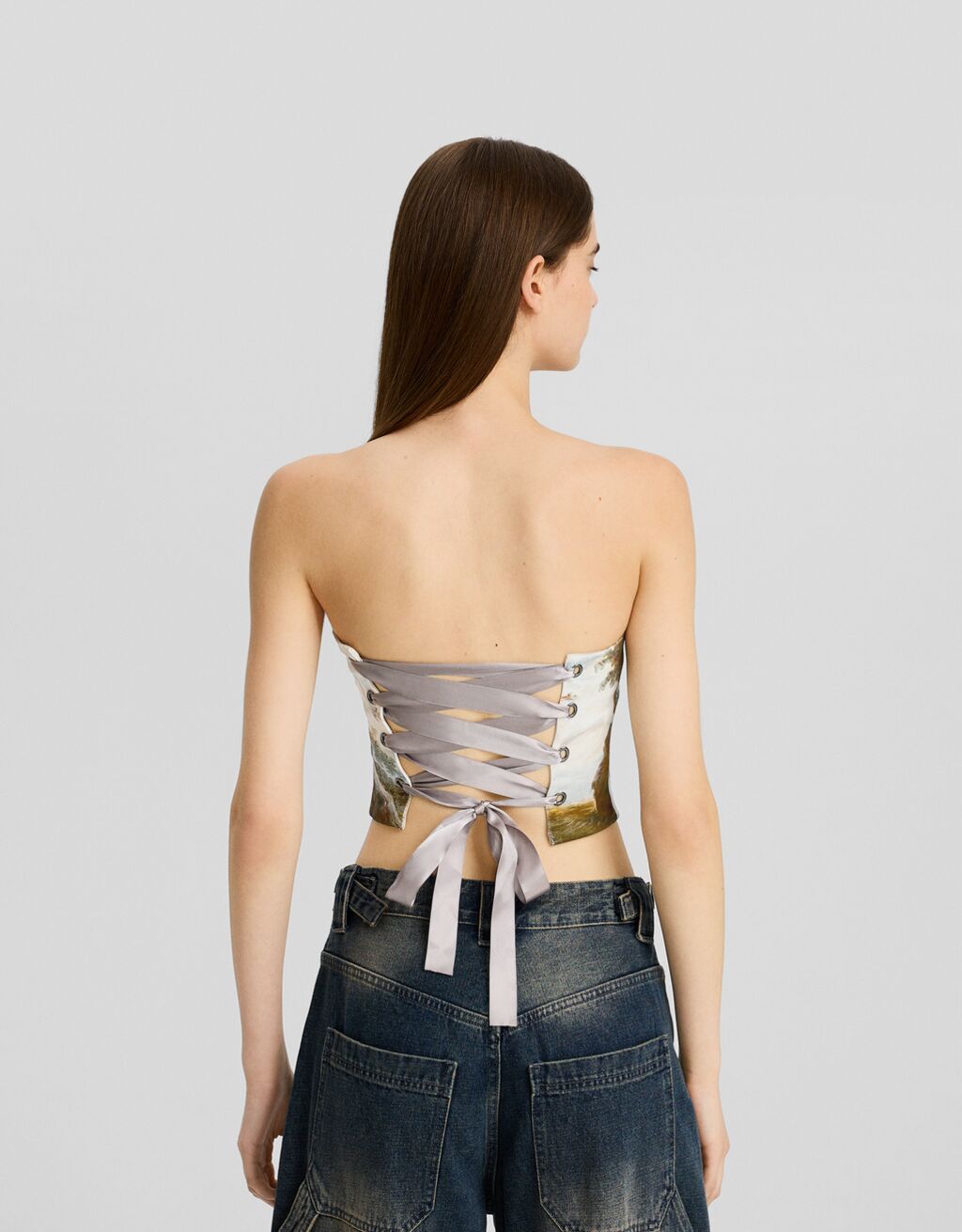 Top corset estampado