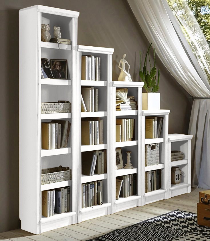 Home affaire Standregal »Soeren Stege« aus massiver Kiefer, Masse (B/T/H): 40/29/156 cm, mit viel Stauraum
