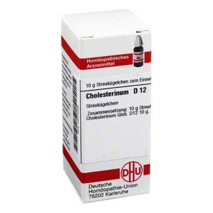 DHU Cholesterinum D 12 Globuli, 10 g