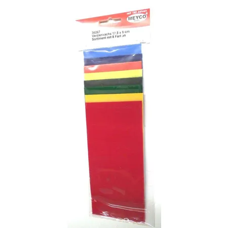 Meyco Verzierwachs-Platten in 8 Farben