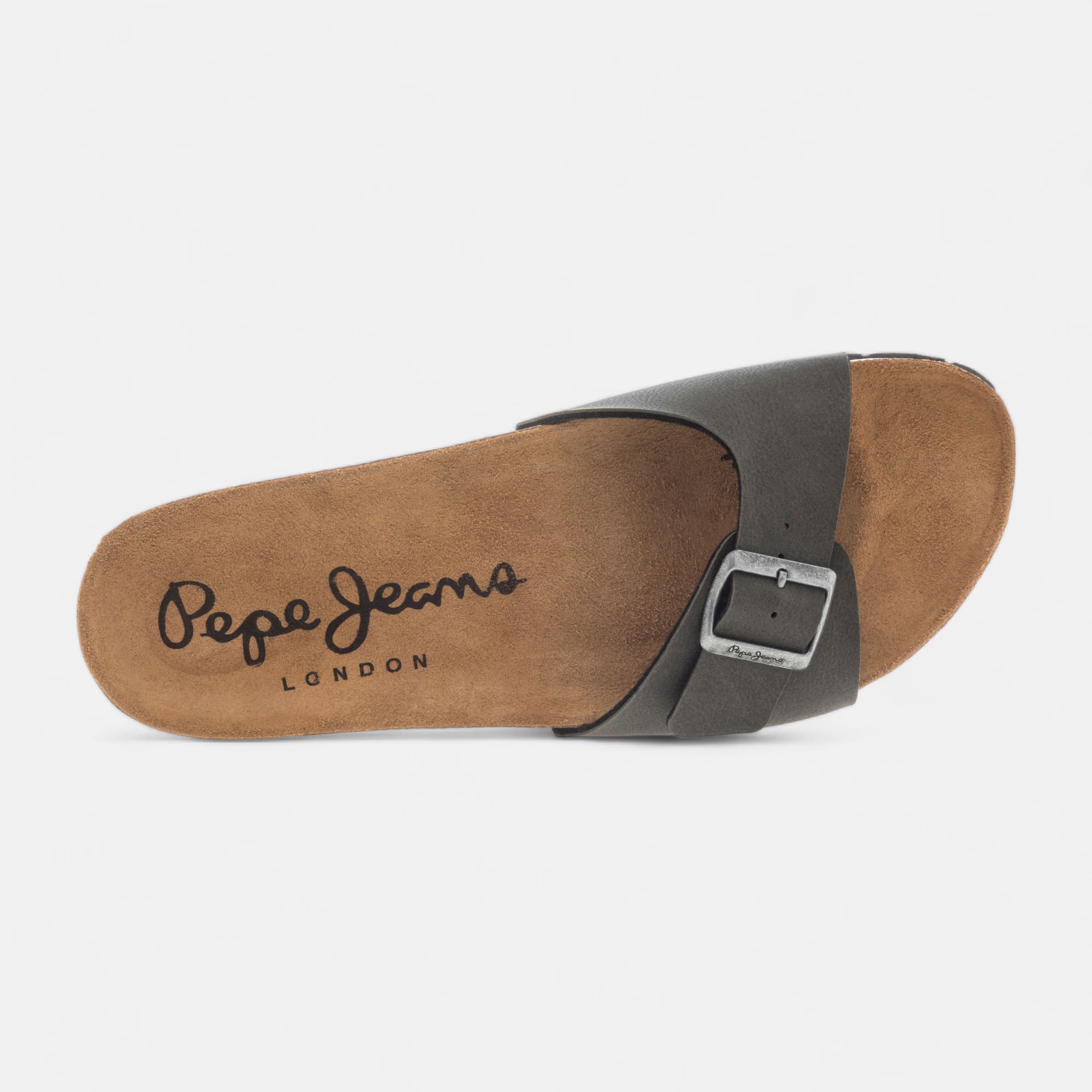 Mules semelle liège Homme kaki