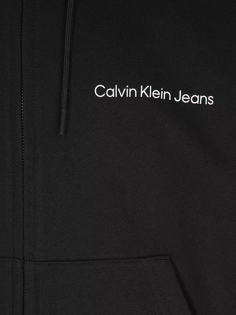 CALVIN KLEIN JEANS Sweatjacke schwarz