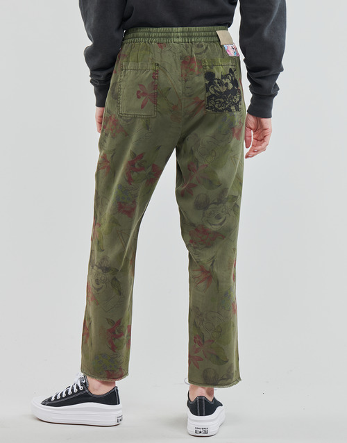 Desigual - PANT_MICKEY CAMO FLOWERS - kaki / Multicolore
