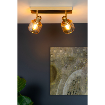 Lucide plafonspot Bjorn Ø30 cm goud