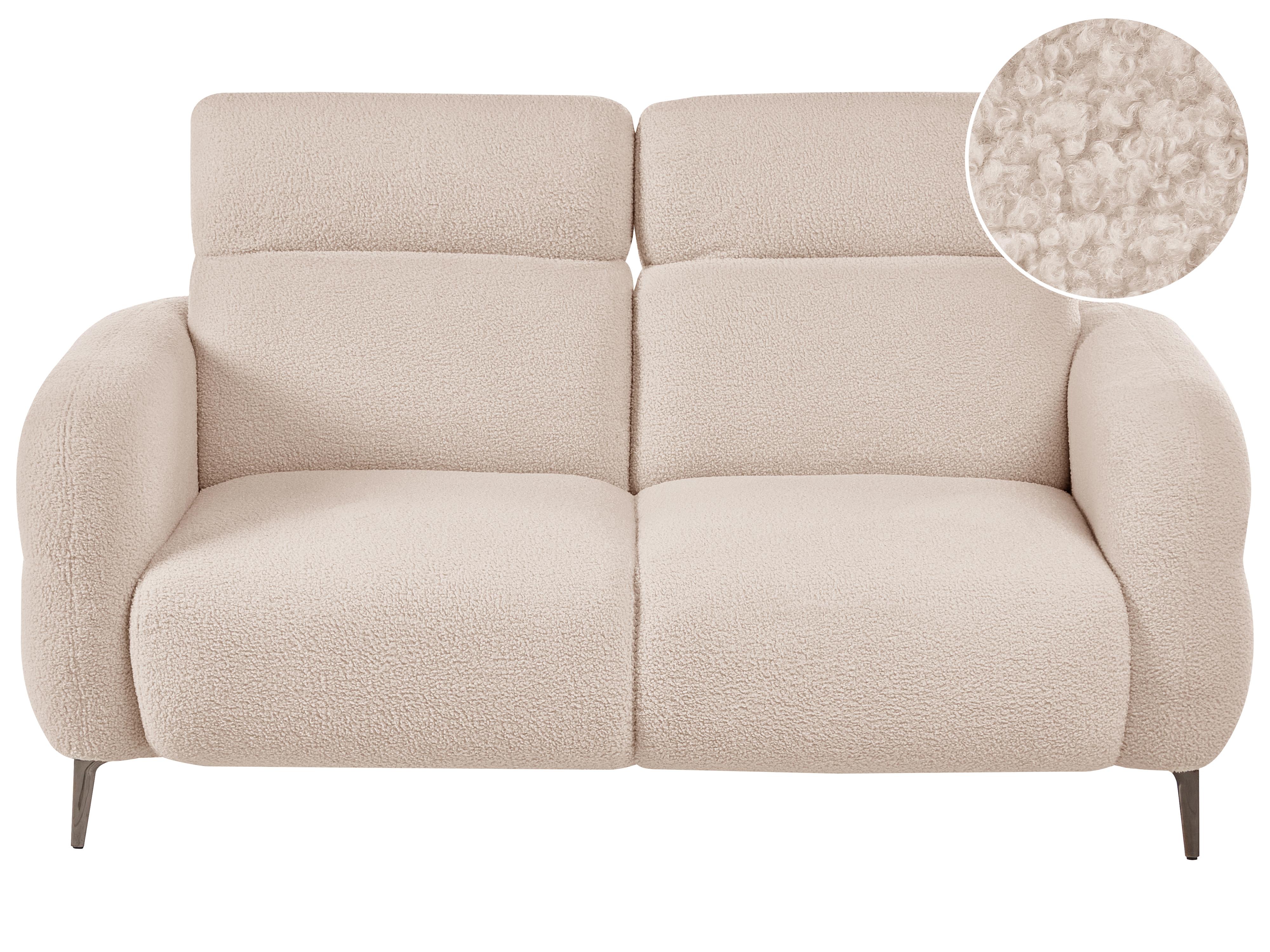 Bank 2-zits ARTUNA Bouclé Beige