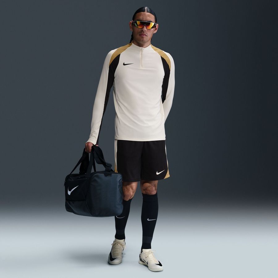 Nike Maillot d'Entraînement Dri-FIT Strike Drill - Blanc/Noir/Or