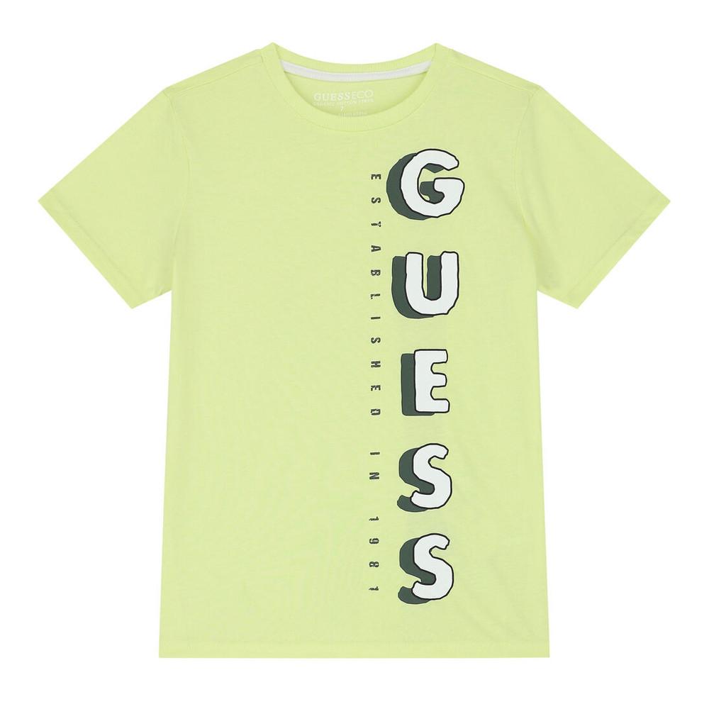 Guess T-shirt Vert Garçon Guess L3GI00K