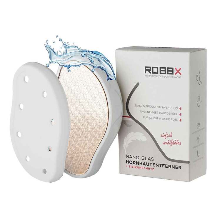 Robbx Nano-Glas Hornhautentferner weiß, 1 St