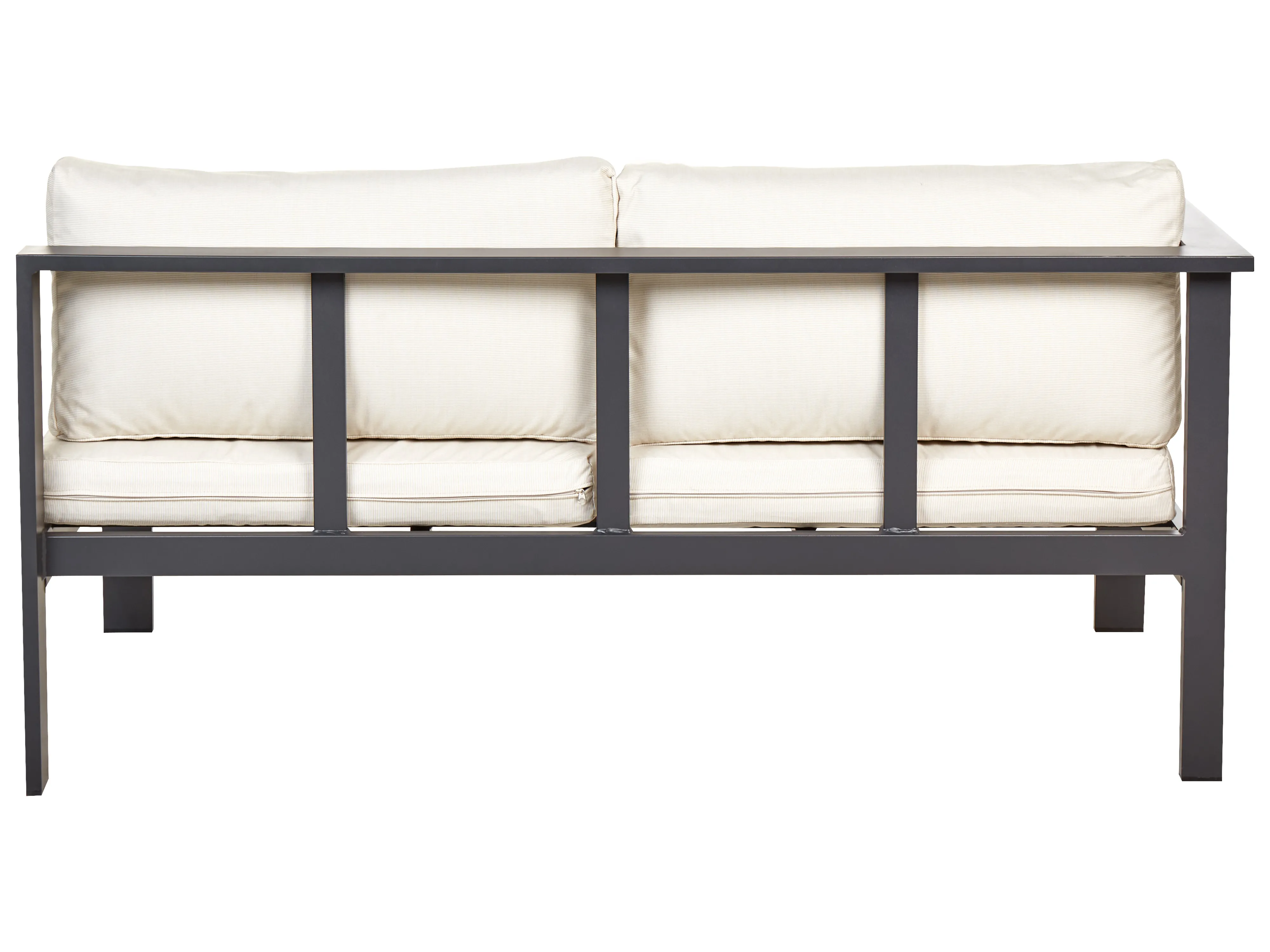 Tuin hoekloungeset met tafel 5-zits MESSINA linkszijdig Metaal Beige