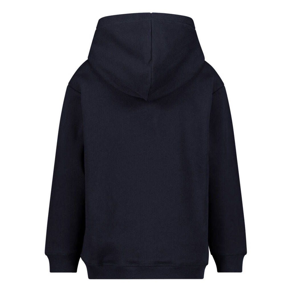 ESPRIT hoodie + longsleeve met logo donkerblauw/lichtblauw