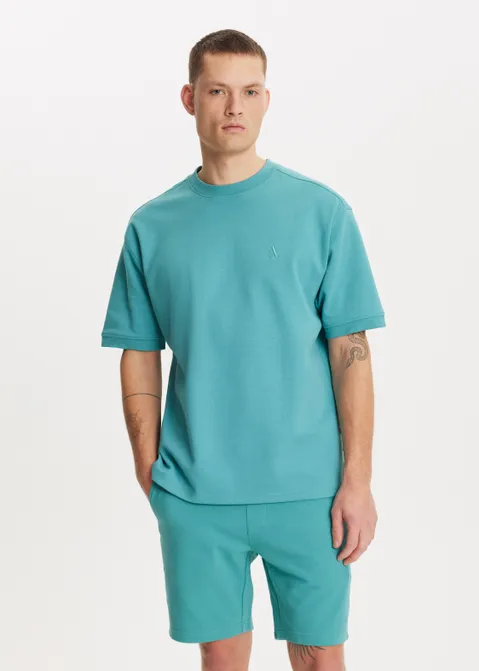 Loose fit t-shirt blauw (TURQ.D)