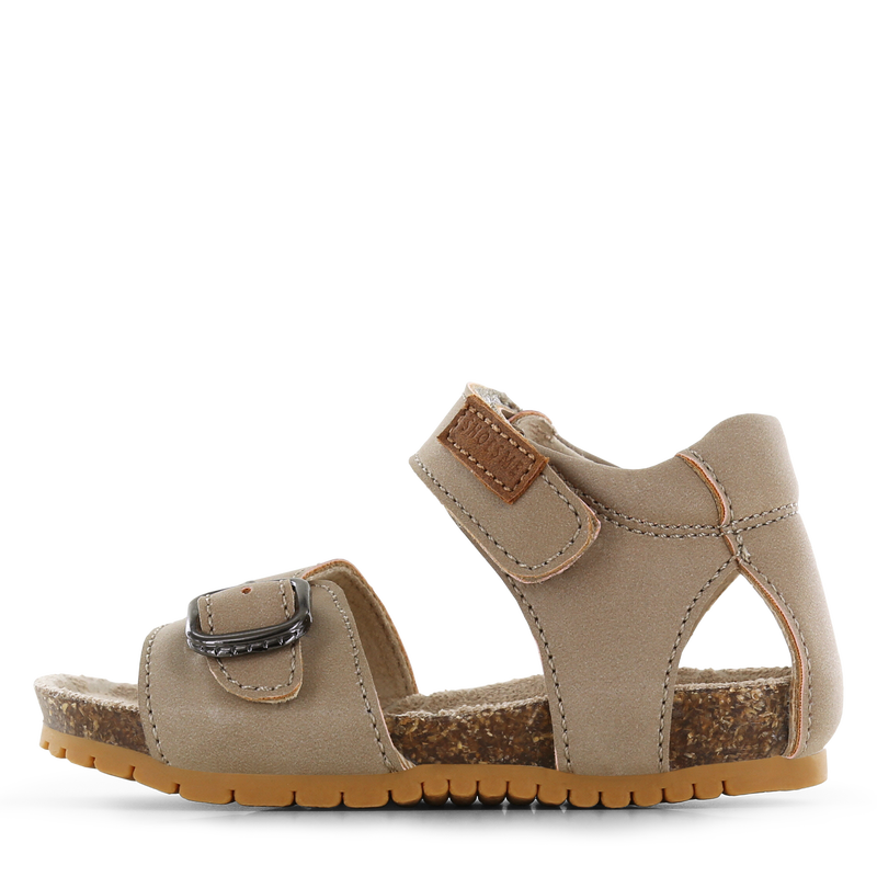Shoesme taupe sandaal Microfiber leer | Jongens schoenen